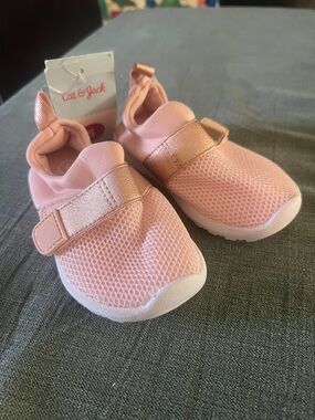 Cat & Jack Light Pink Slip-On Mesh Kids Sneakers